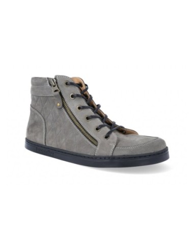 Zapatos barefoot - peerko - rex- gris