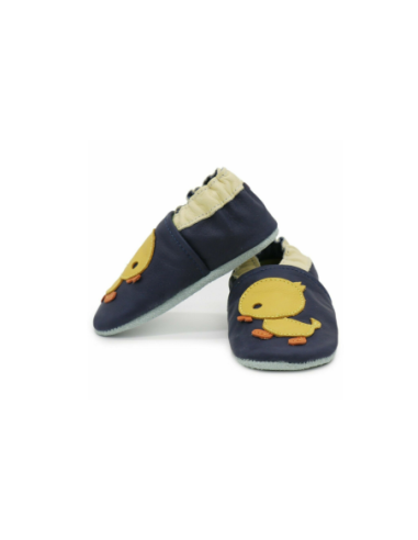 Zapatos de cuero bebé - CAROZOO - duck dark blue