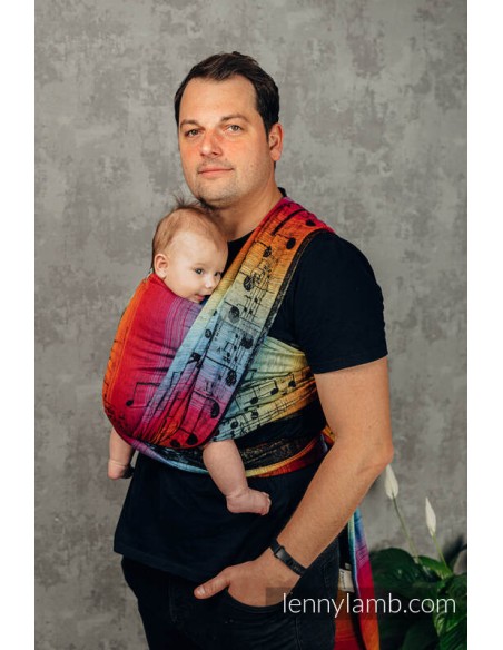 Fular tejido - Lenny Lamb - Symphony Rainbow dark