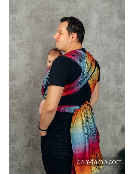 Fular tejido - Lenny Lamb - Symphony Rainbow dark