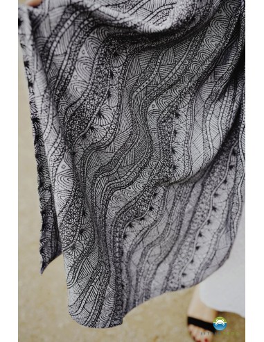 Fular tejido - Little Frog - Carbon harmony