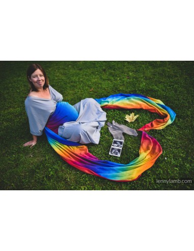 Fular tejido - Lenny Lamb - Rainbow baby