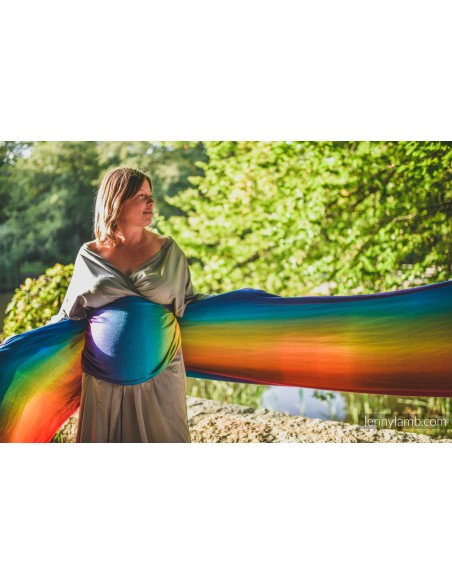 Fular tejido - Lenny Lamb - Rainbow baby