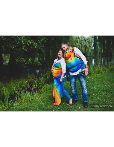 Fular tejido - Lenny Lamb - Rainbow baby