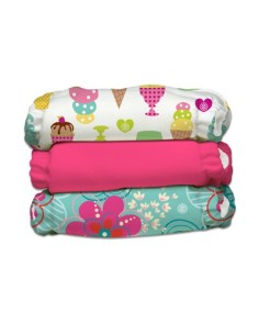 Pack de pañales ecológico - Charlie Banana - 3 BOLSILLOS CON 6 INSERTOS - Crush (con cáñamo)