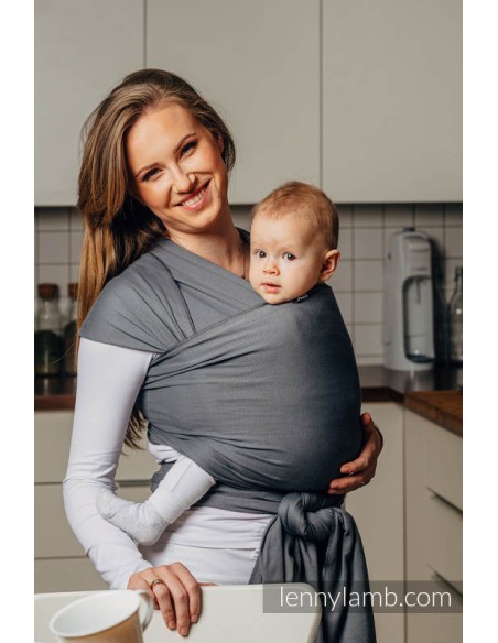 Fular elástico - Lenny Lamb - anthracite