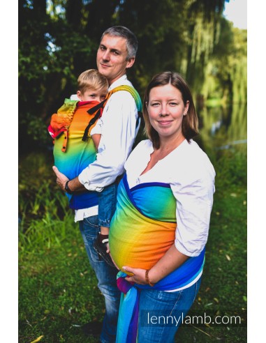 Fular tejido - Lenny Lamb - Rainbow baby