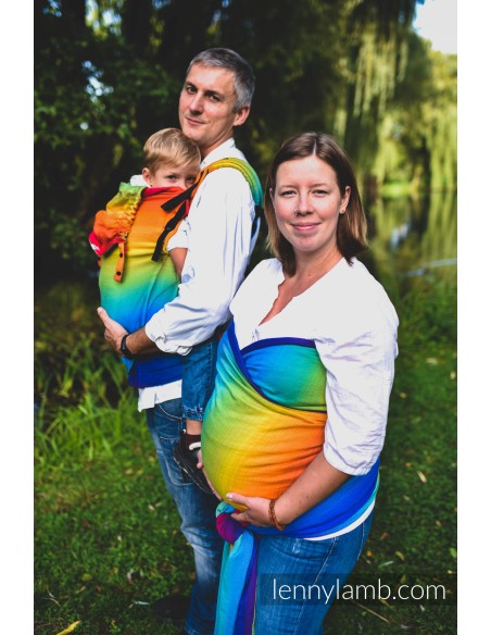 Fular tejido - Lenny Lamb - Rainbow baby