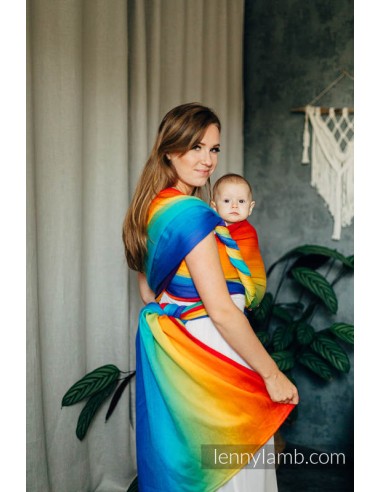 Fular tejido - Lenny Lamb - Rainbow baby