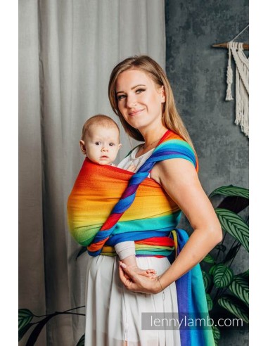 Fular tejido - Lenny Lamb - Rainbow baby