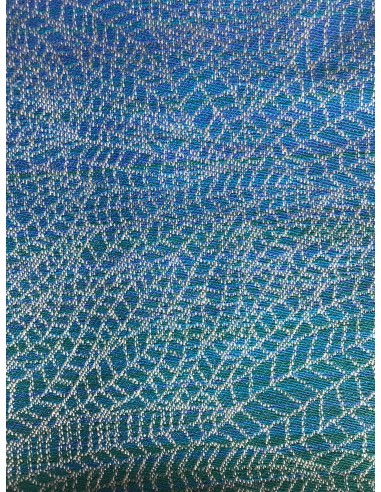 Fular tejido - Little Frog - Marine linen (lino)