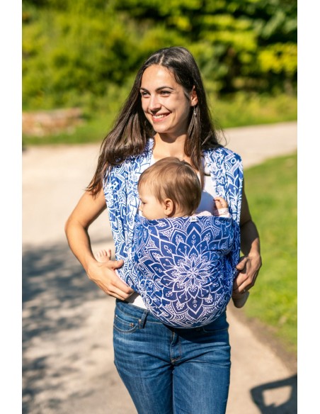 Fular tejido - Be Lenka - Mandala Royal Blue