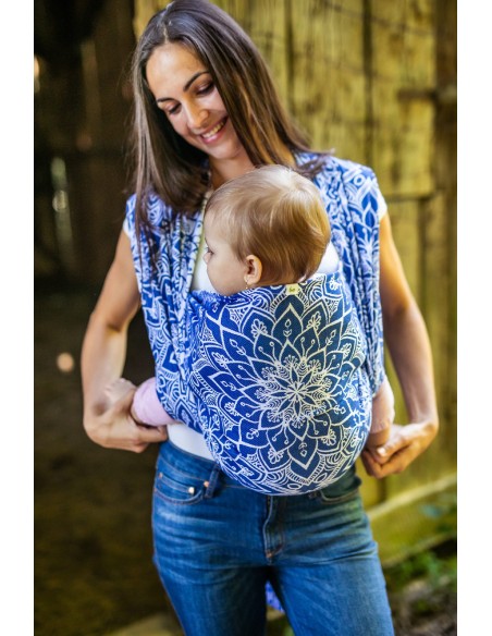 Fular tejido - Be Lenka - Mandala Royal Blue