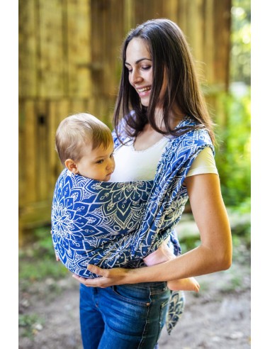 Fular tejido - Be Lenka - Mandala Royal Blue