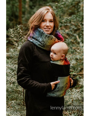 Poleron de porteo unisex - Lenny Lamb-Negro