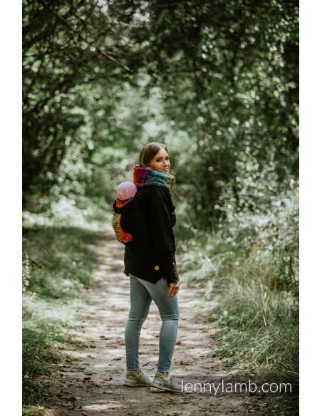 Poleron de porteo unisex - Lenny Lamb-Negro