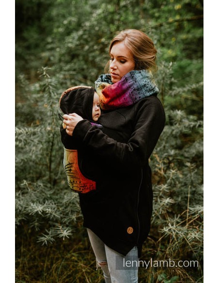 Poleron de porteo unisex - Lenny Lamb-Negro