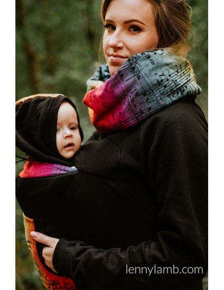 Poleron de porteo unisex - Lenny Lamb-Negro