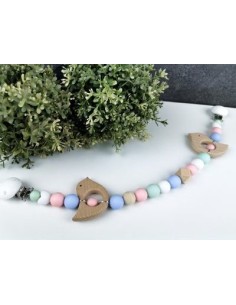 Collar & mordedor para el coche - Rainbow Birds