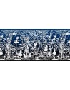 Fular tejido - Mokosh - Alice in Wonderland - Chasing the rabbit