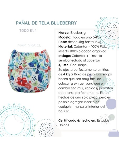 Blueberry - One size Simplex - Sea horse