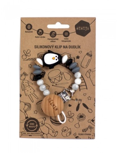 Porta chupete - Mimijo - grayPenguin