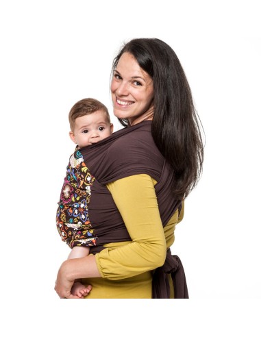 Fular elástico - Liliputi - rainbow line - folk tale