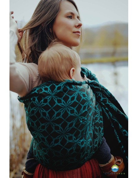 Bandolera - Little Frog - Emerald edelweiss