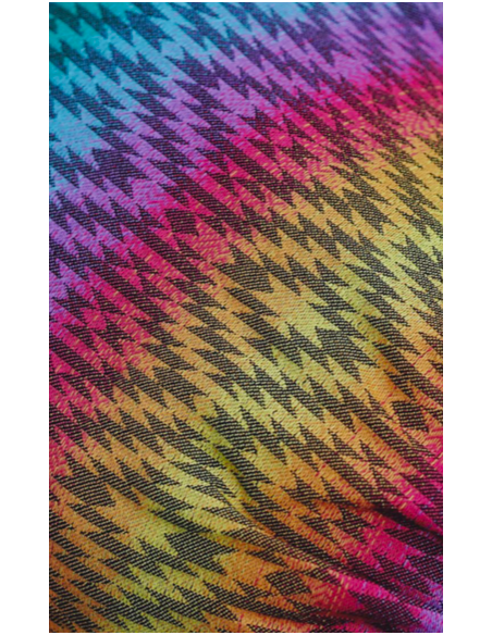 Fular tejido - Little Frog - Prismatic Ethno