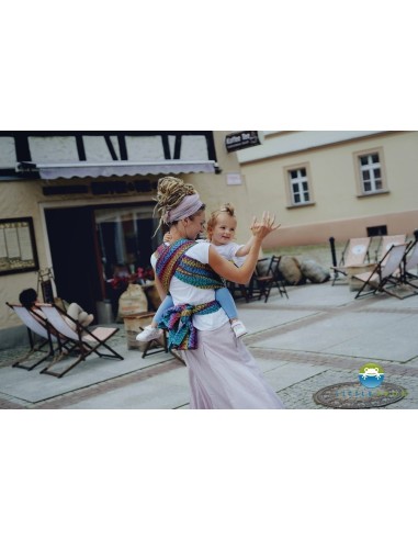 Fular tejido - Little Frog - Prismatic Ethno