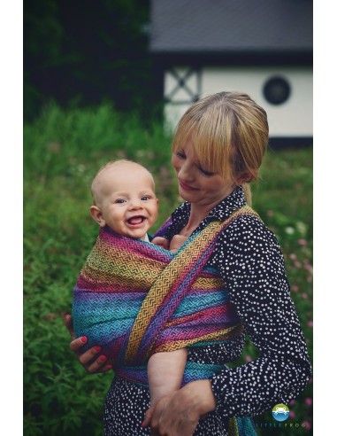 Fular tejido - Little Frog - In love