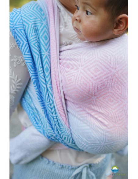 Fular tejido - Little Frog - Elafonisi cube (tencel)