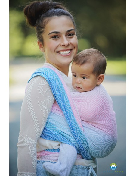 Fular tejido - Little Frog - Elafonisi cube (tencel)