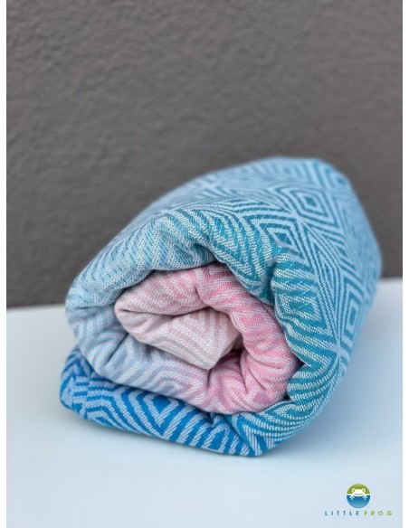 Fular tejido - Little Frog - Elafonisi cube (tencel)