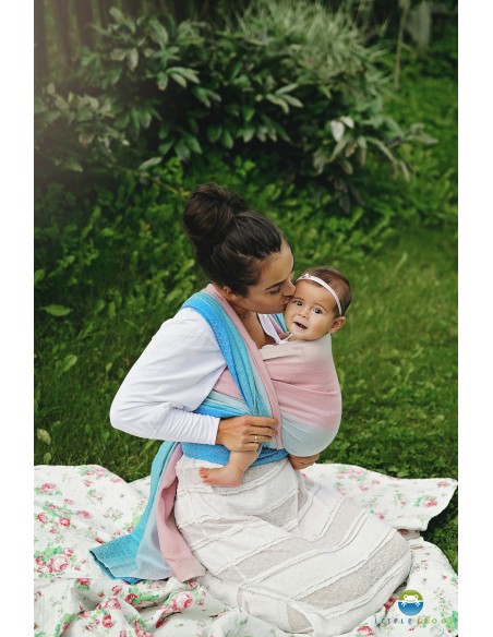 Fular tejido - Little Frog - Lovely Elafonisi (lino)