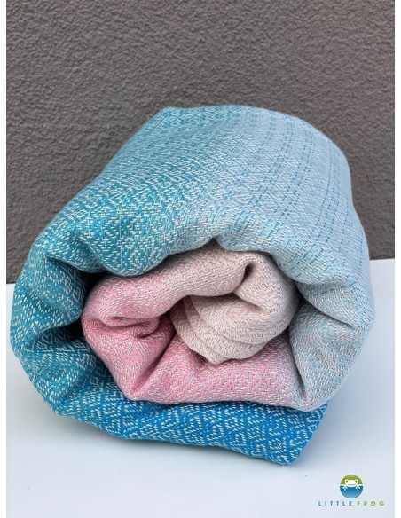 Fular tejido - Little Frog - Lovely Elafonisi (lino)