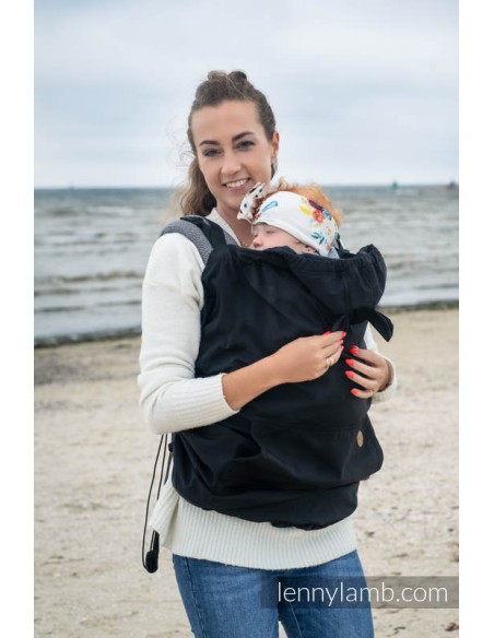 Cobertor de porteo - Softshell - Negro