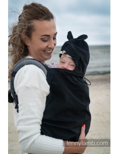 Cobertor de porteo - Softshell - Negro 2