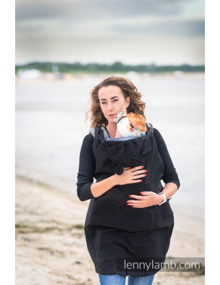 Cobertor de porteo - Softshell - Negro