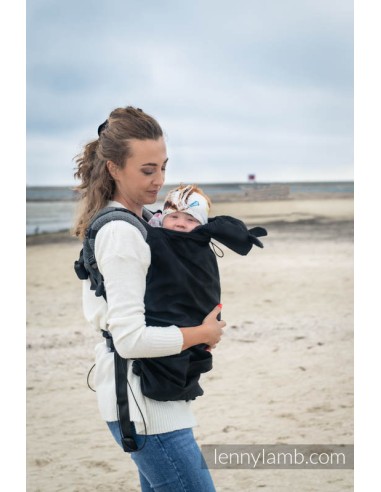 Cobertor de porteo - Softshell - Negro