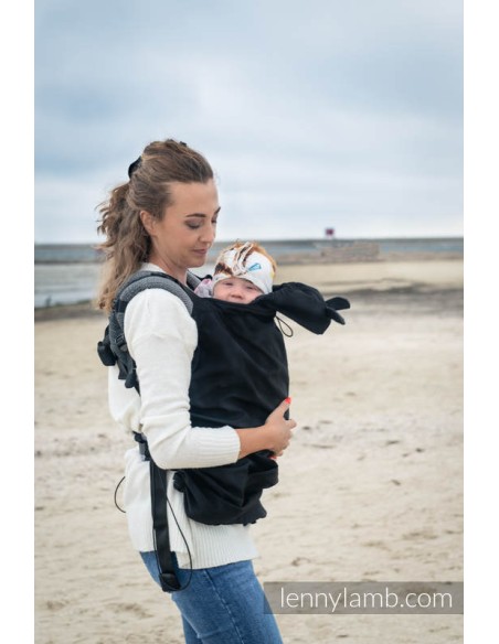 Cobertor de porteo - Softshell - Negro