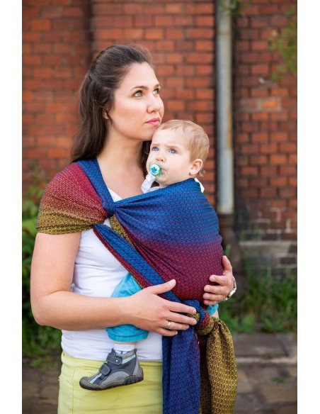 Fular tejidos - EverySlings - Babyheart Raspberry