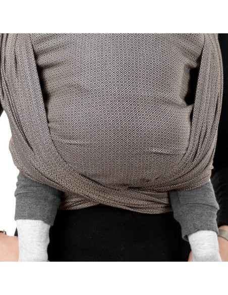 Fular tejido - Fidella - Diamonds - beige