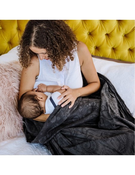 Fular tejido - Fidella - Persian Parsley - anthrazite