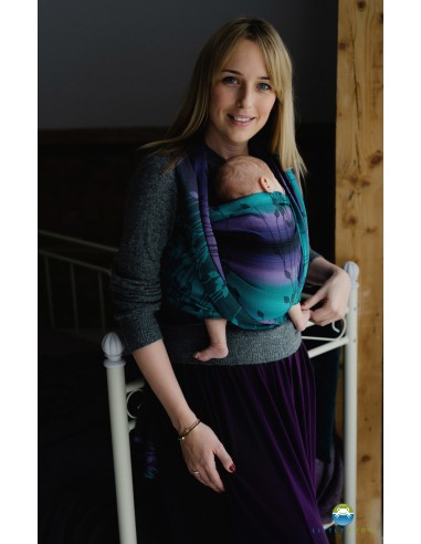 Fular tejido - Little Frog - Dark Meadow