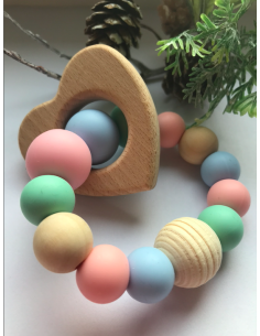 Mordedor certificado - Rainbow heart