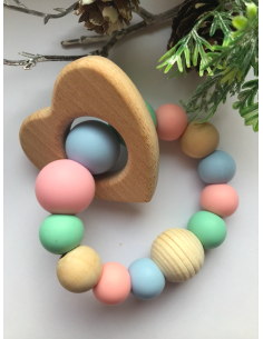 Mordedor certificado - Rainbow heart 2