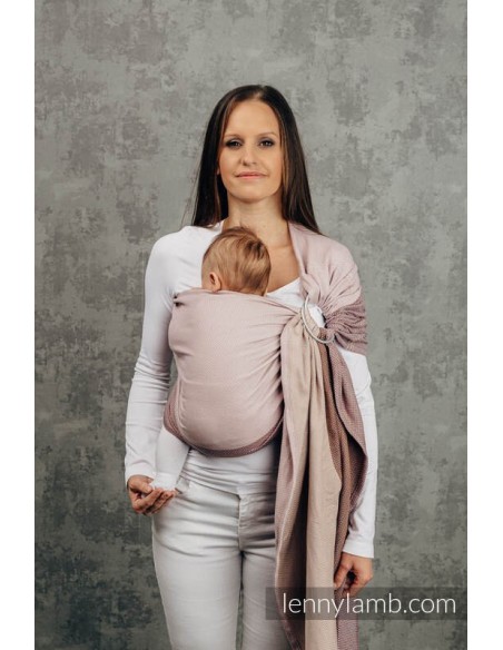 Bandolera - Lenny Lamb- Little herringbone - baby pink