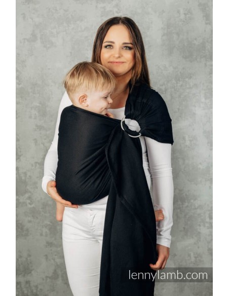 Bandolera - Lenny Lamb- Little herringbone - ebony black