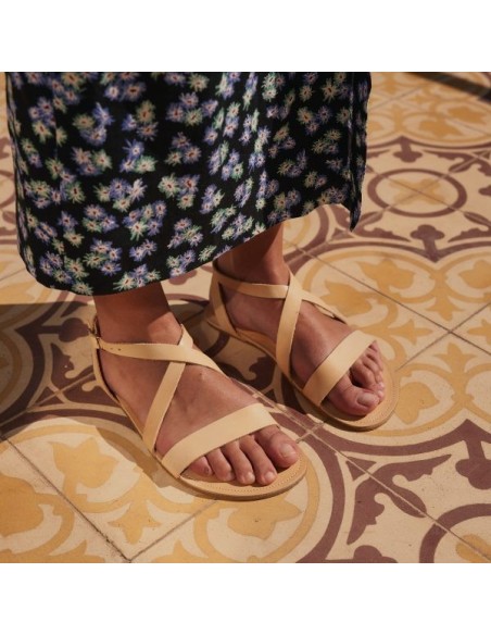 Sandalias Barefoot - SHAPEN - Calla - Natural (cuero)